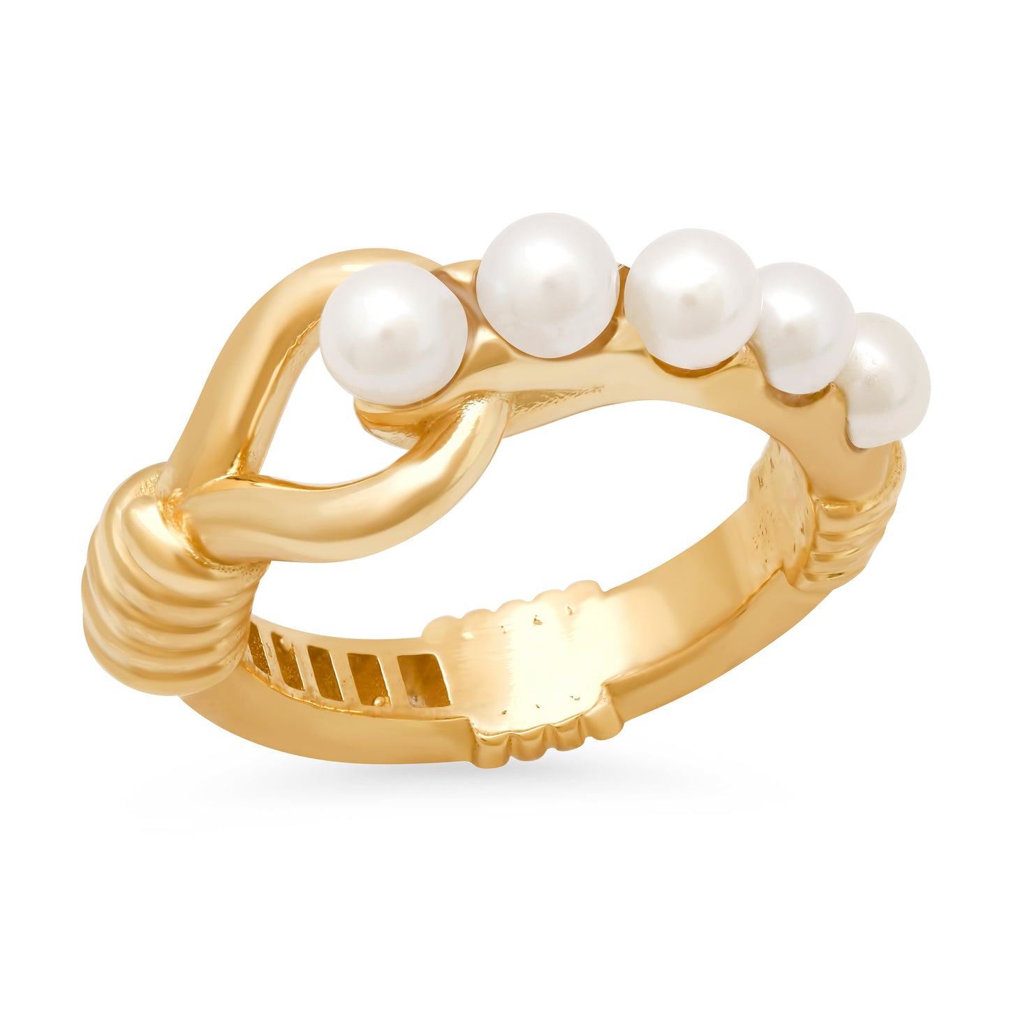 Toi et Moi Madame Ring in 18K Gold with Pearl | Colette Jewelry