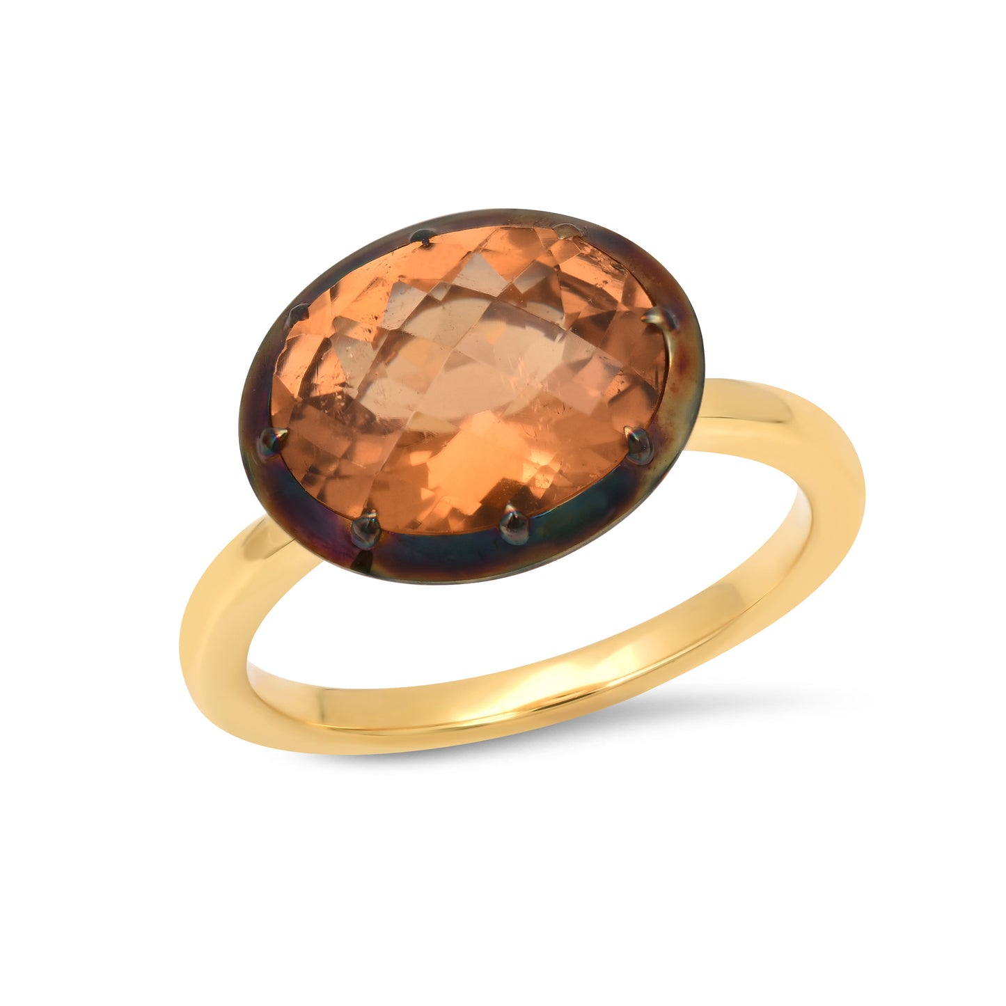 ANIS Gomita Violeta Ring | 18K Yellow Gold & Tanzanite | Colette Jewelry