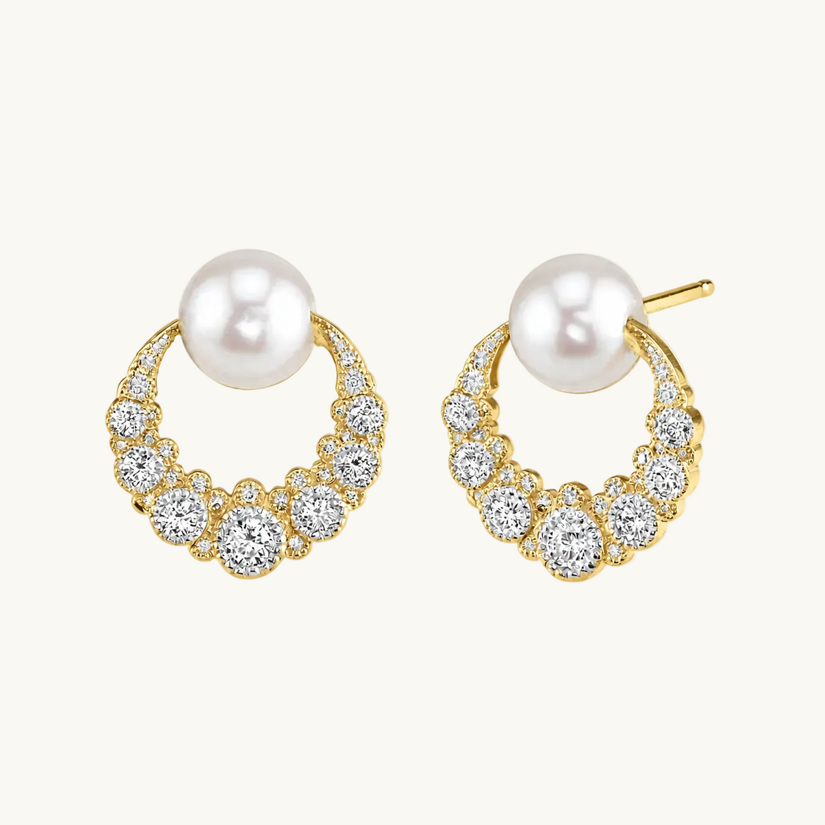 GALAXIA Orbit Moon Earrings | Colette Jewelry