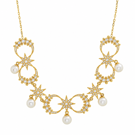 GALAXIA Stars & Moons Necklace | Colette Jewelry
