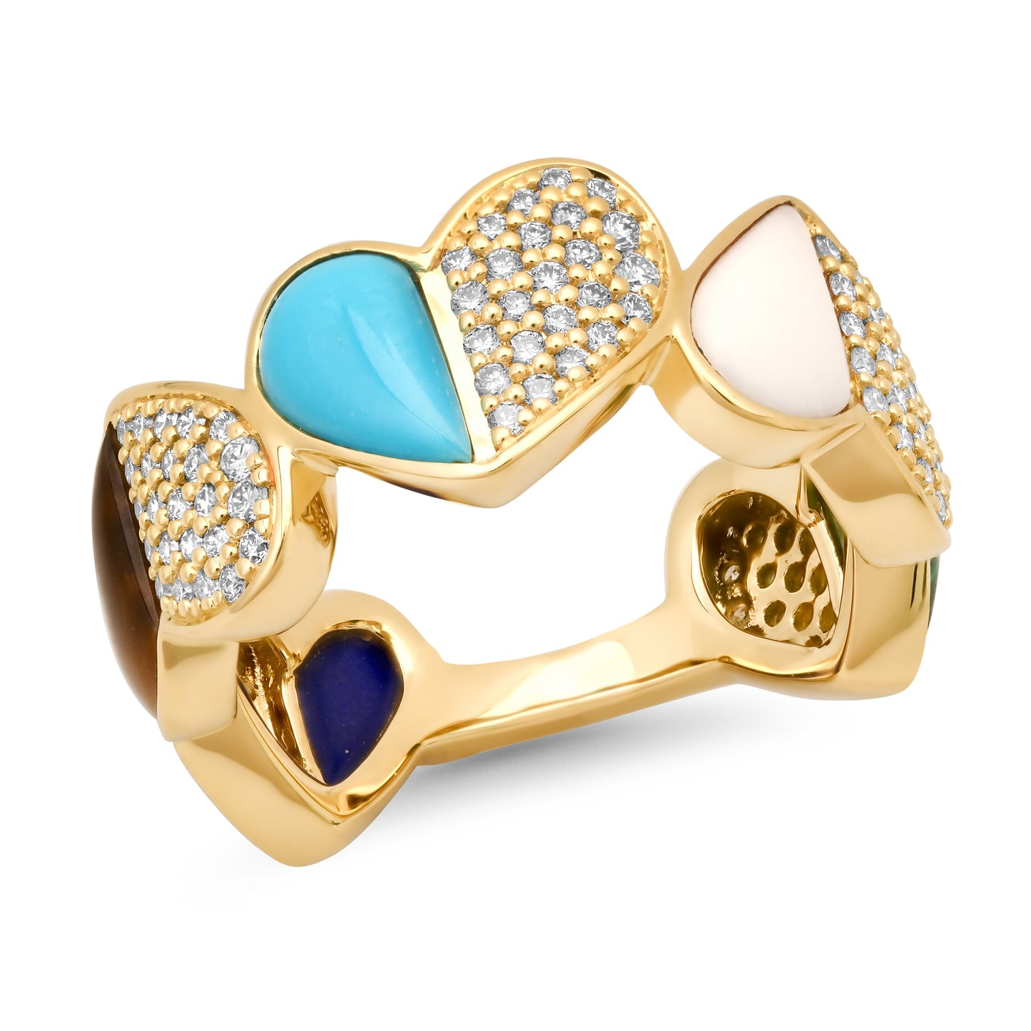Infinity Heart Ring in 18K Gold | Colette Jewelry