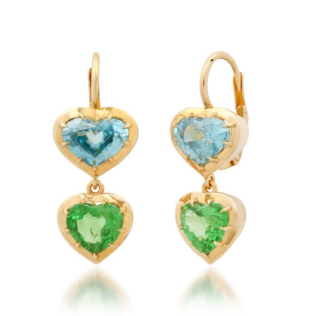 Anita Earrings – Spinel & Rhodolite Garnet | Colette Jewelry