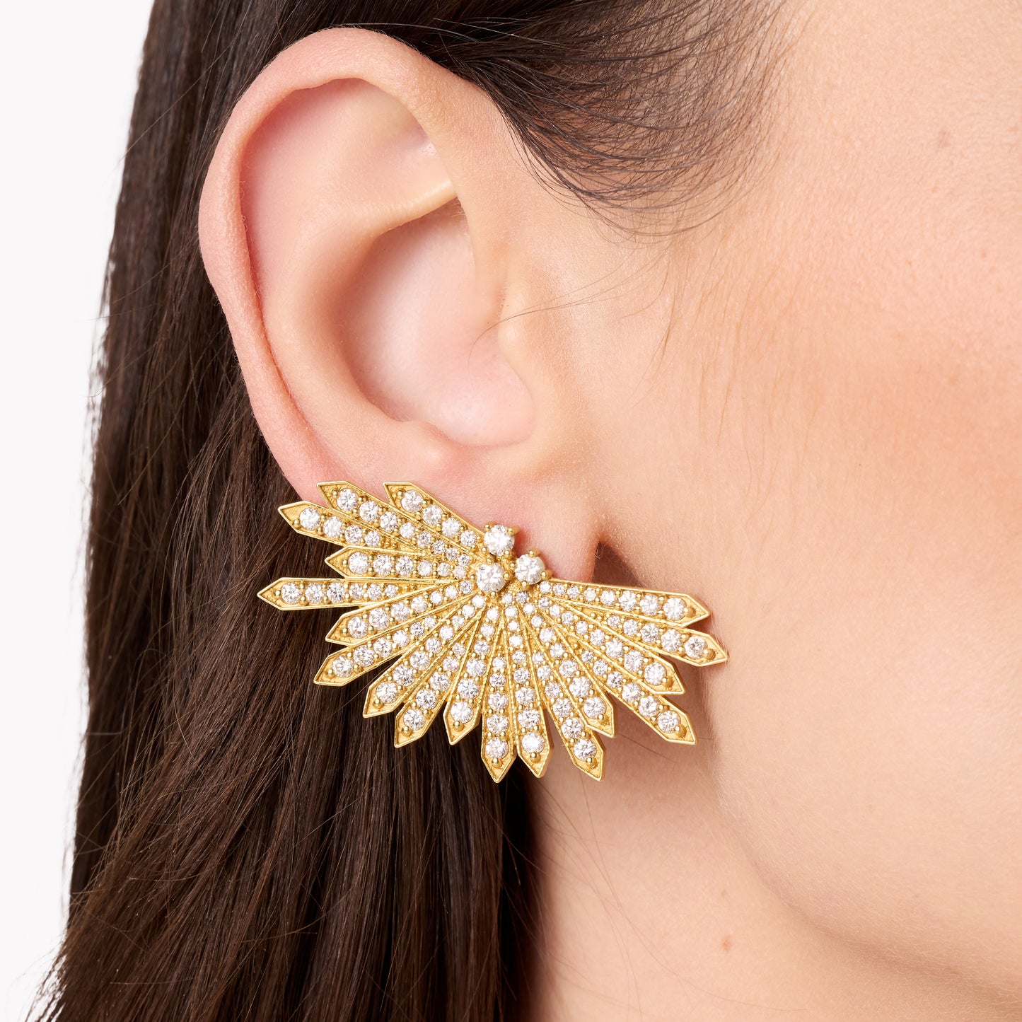 Penacho Cocktail Earrings | 18K Gold & Gemstones | Colette Jewelry