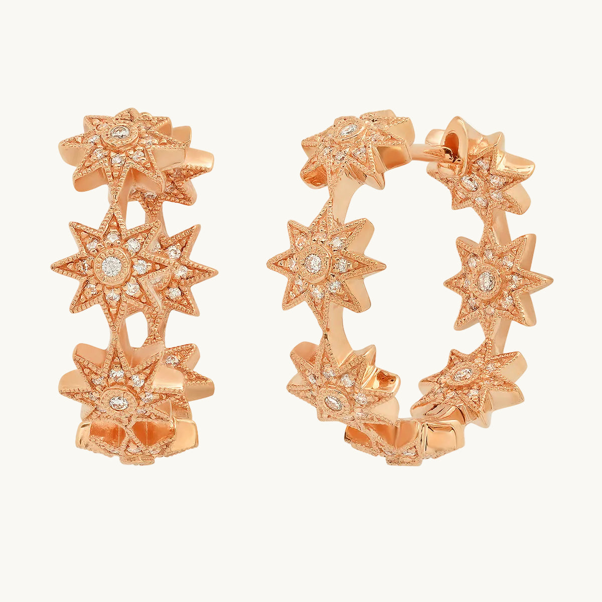 Baby Star Hoops — Galaxia collection — Colette Jewelry