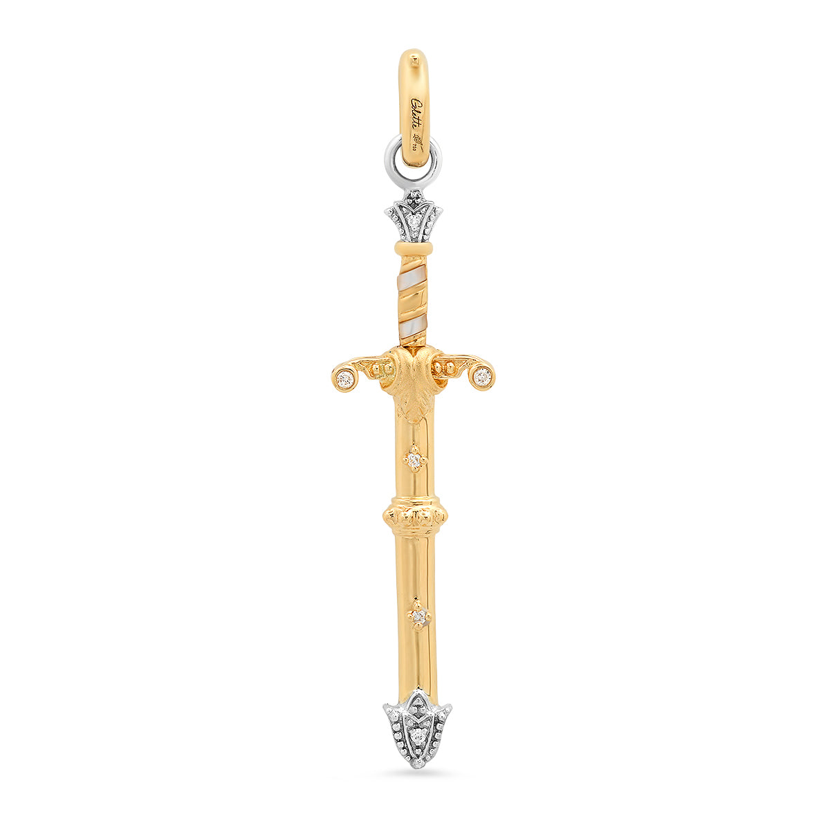 Poison Sword Charm 18K Gold Colette Jewelry