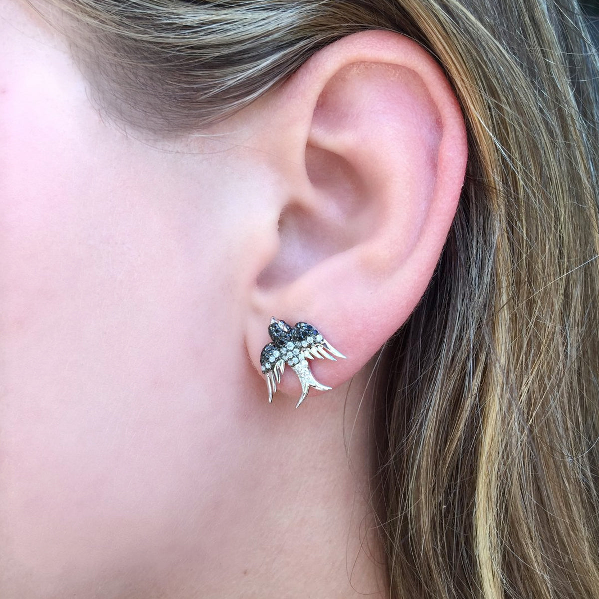 Hatay Studs — 18K Gold Diamond Stud Earrings | Colette Jewelry