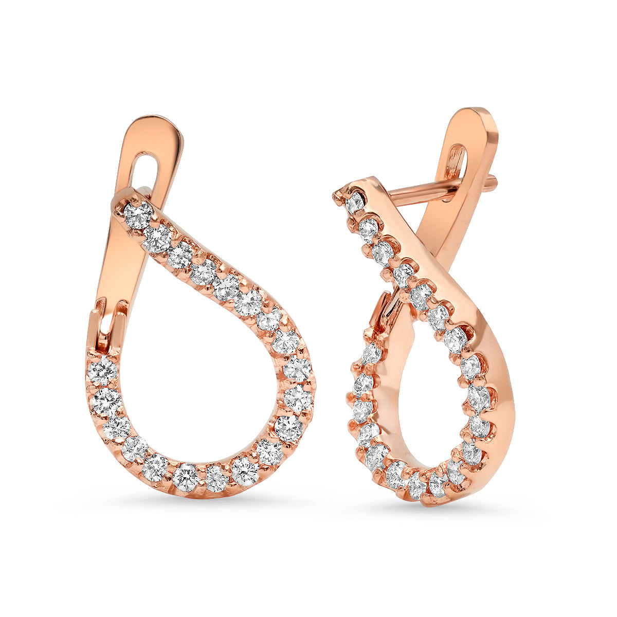 Embrace Stud Earrings – 18K Gold & Diamond Colette Jewelry