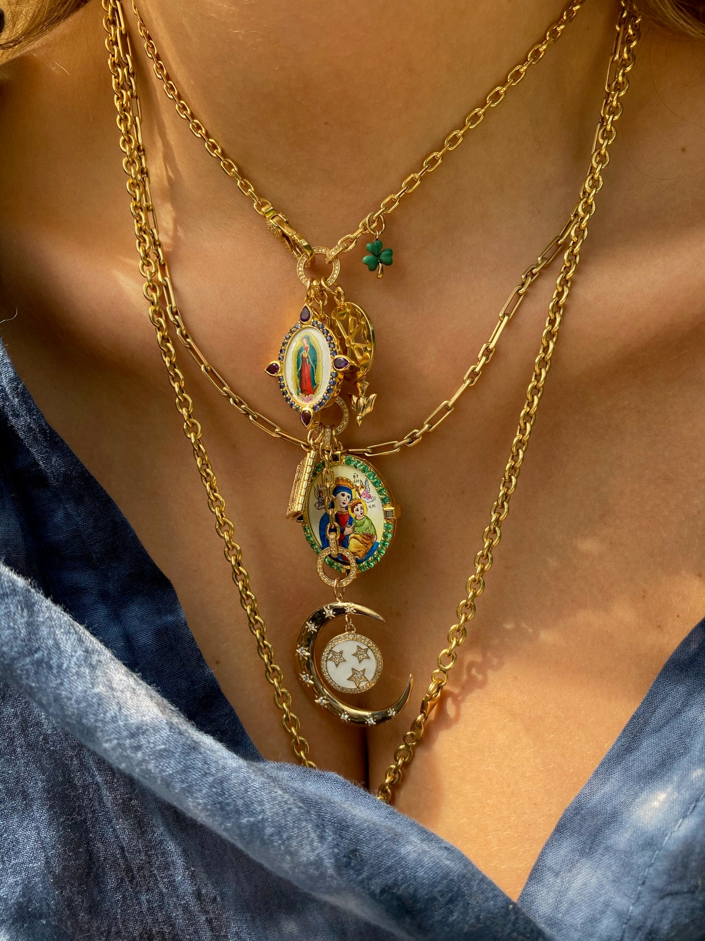 Moon and Talismans High Jewelry Piece – Santos y Cielos – Colette Jewelry