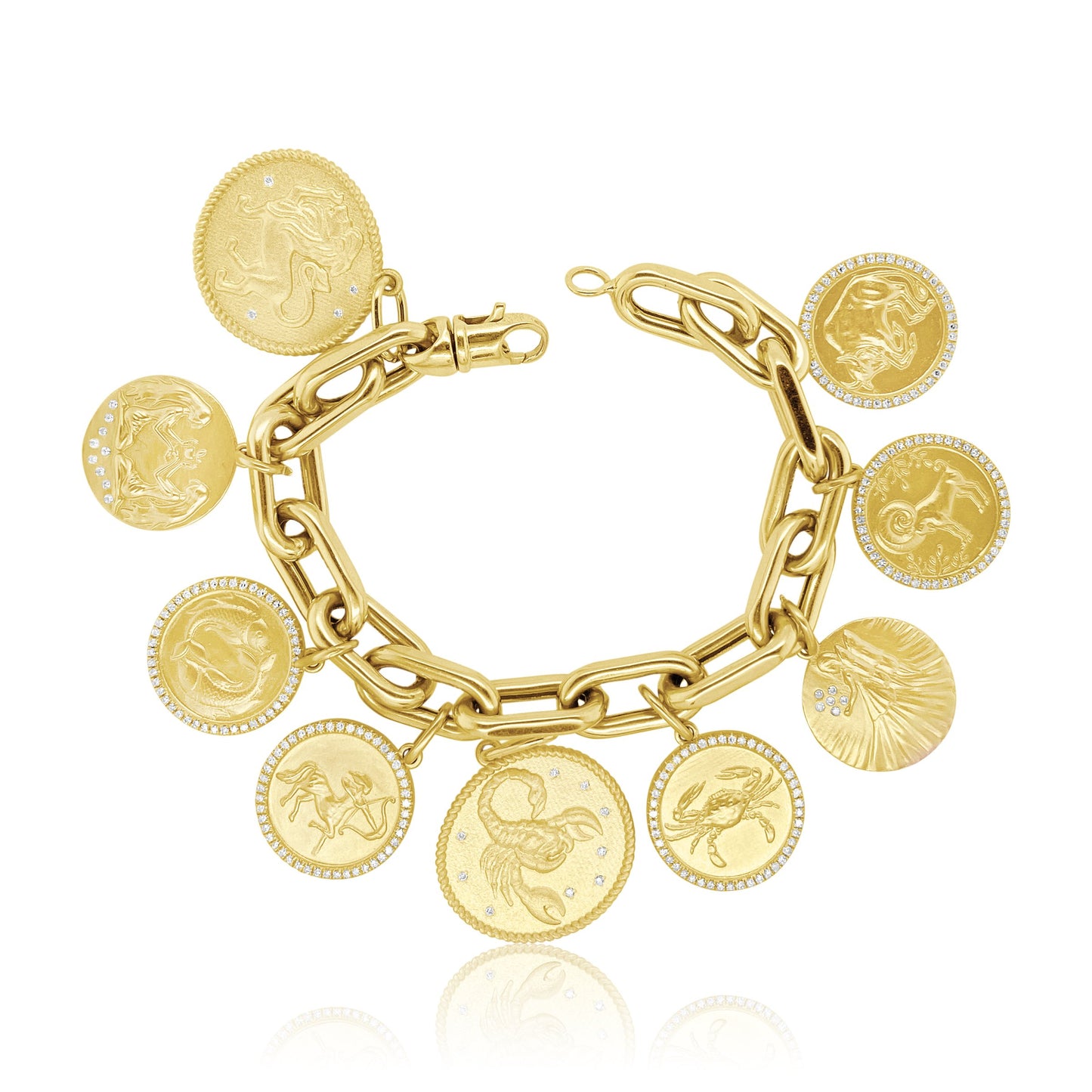 Zodiac Charm 18K Gold Celestial Talisman | Colette Jewelry