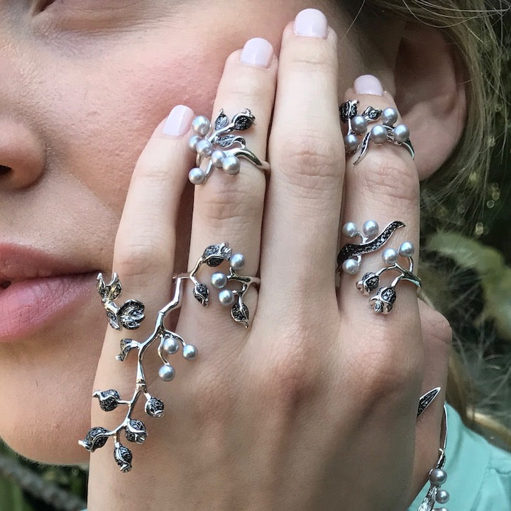 Notobasis Ring Set – 18K Gold Statement Rings | Colette Jewelry