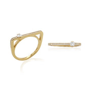 Maasai Pave Square Band - Four Colors