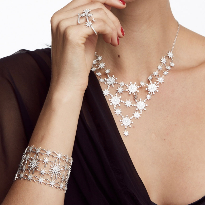 Soft Tattoo Bracelet in 18K Gold with Diamonds — Colette Jewelry