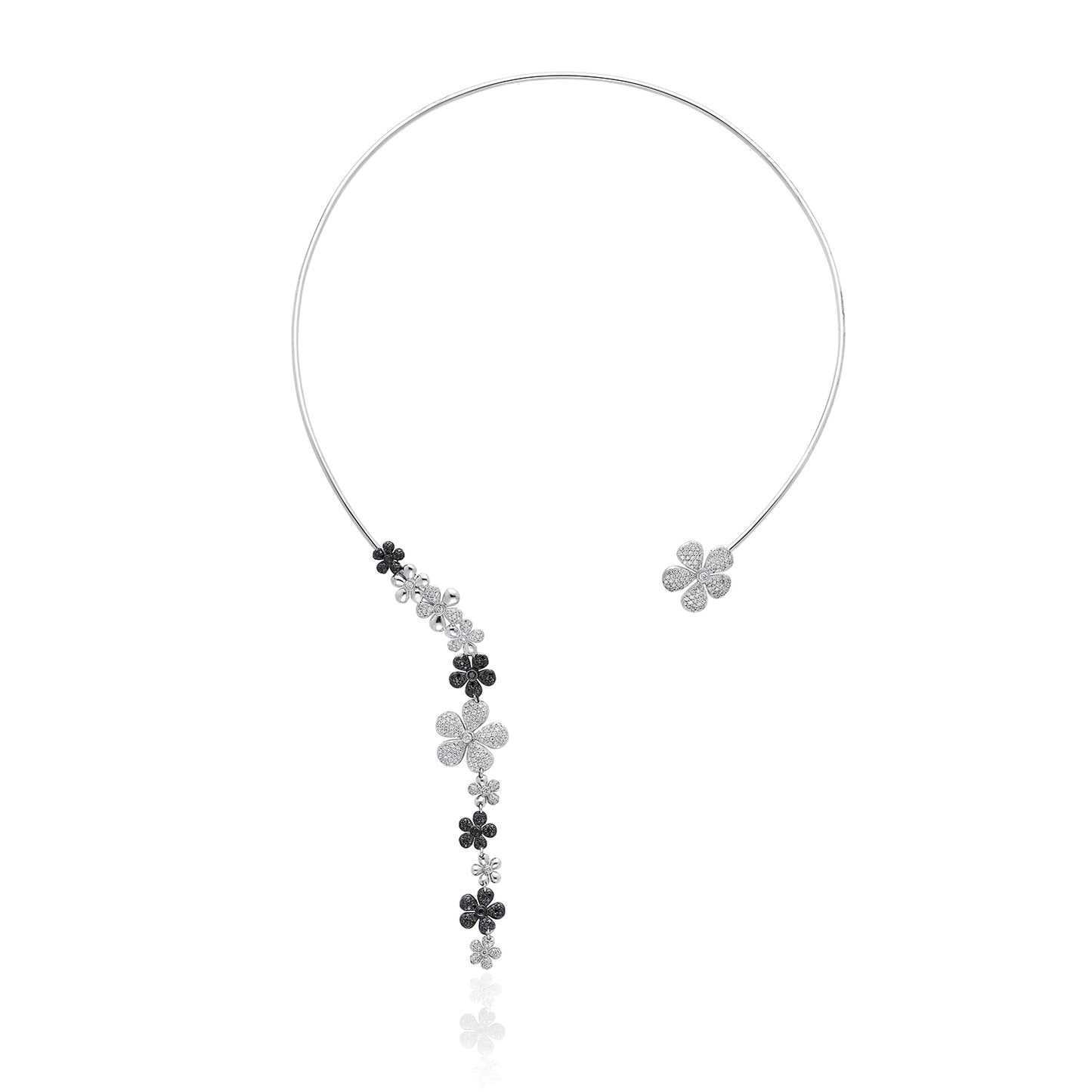 La Chute des Fleurs Necklace – 18K Gold & Diamonds | Colette Jewelry
