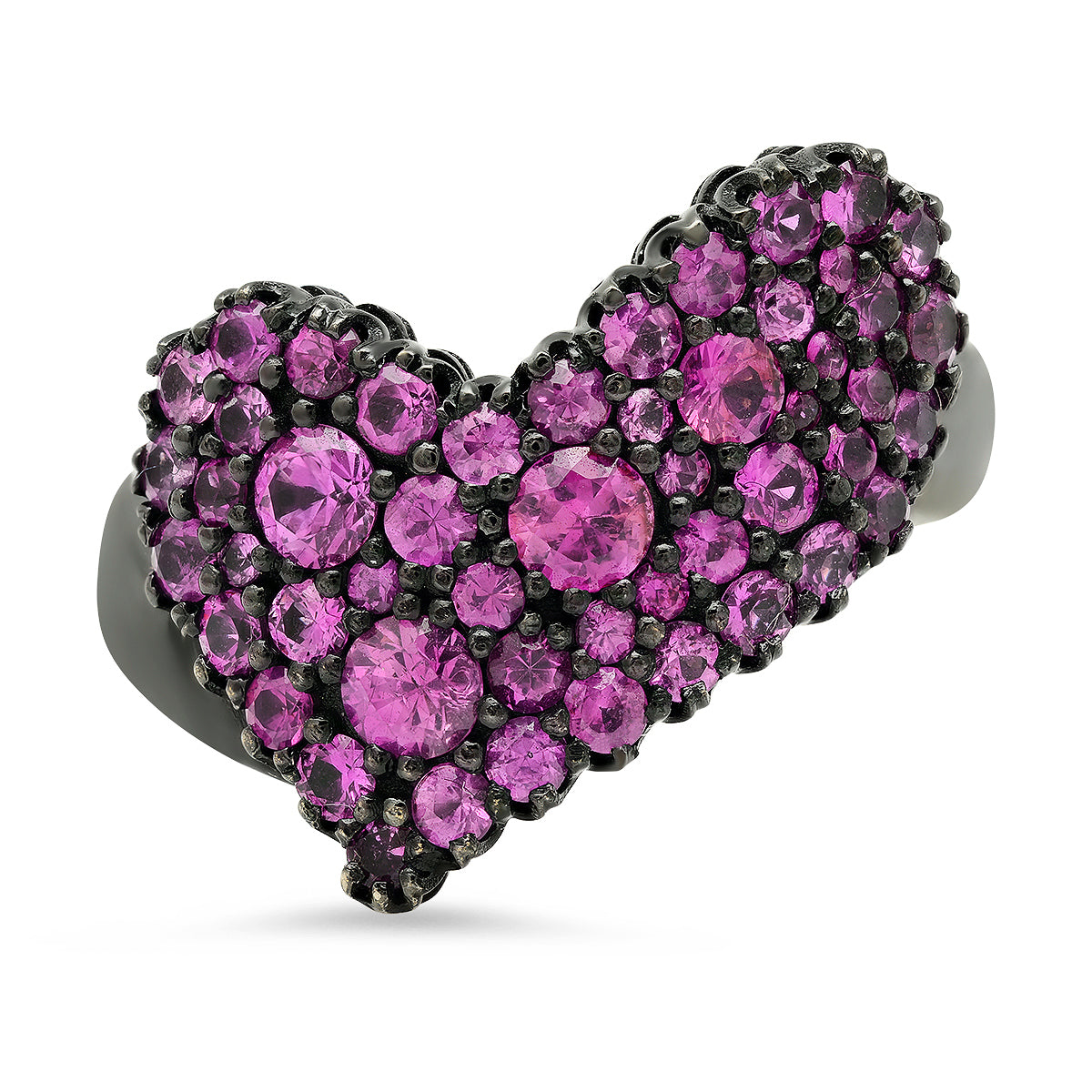 L'amour Ring Pink Sapphire 18K Gold — Colette Jewelry