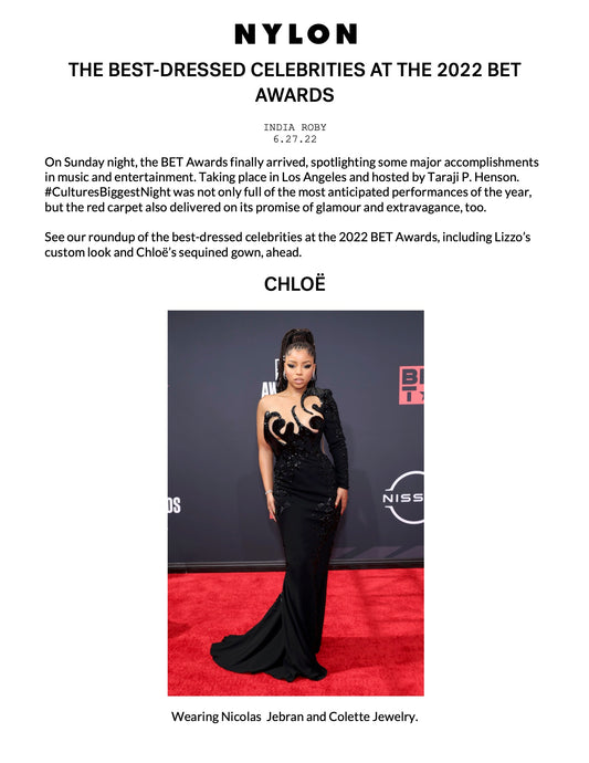 Nylon (Chloe Bailey / BET Awards) 6.27.22