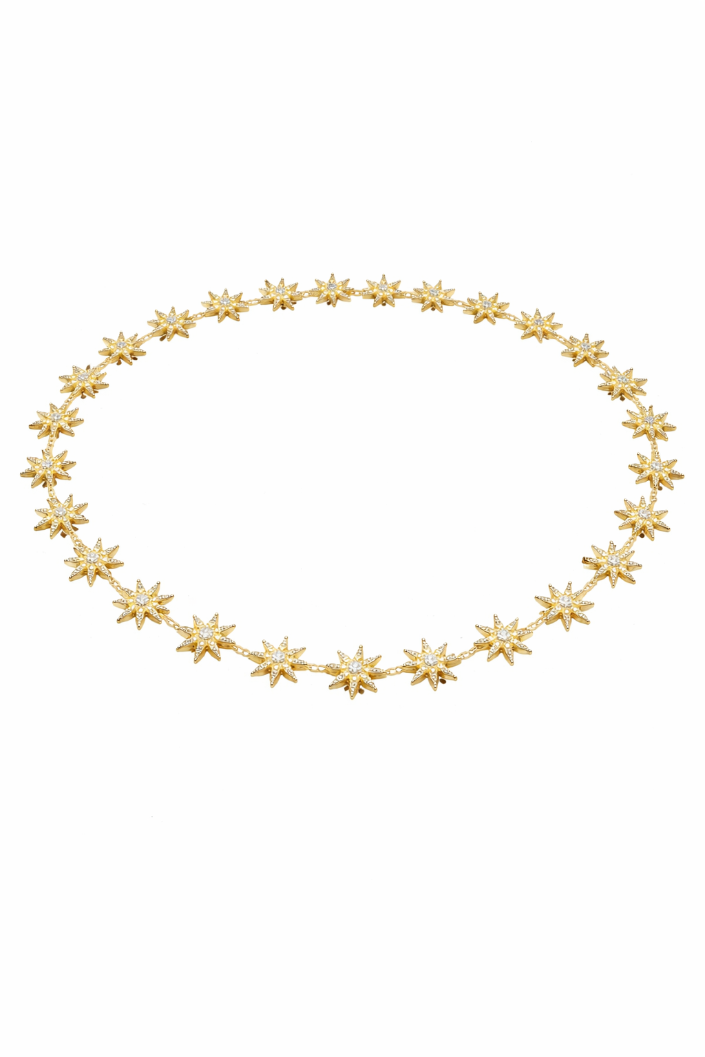 Infinity Glow Star Necklace | 18K White Gold & Diamond Necklace | Colette Jewelry