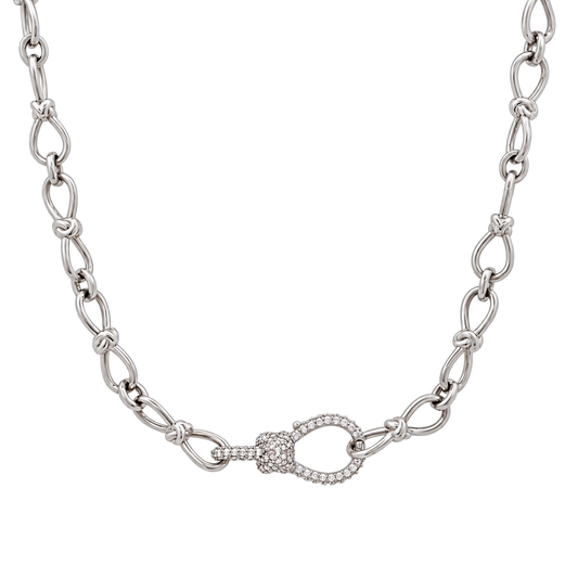TOI ET MOI Madame Necklace with Pavé Locket | Colette Jewelry