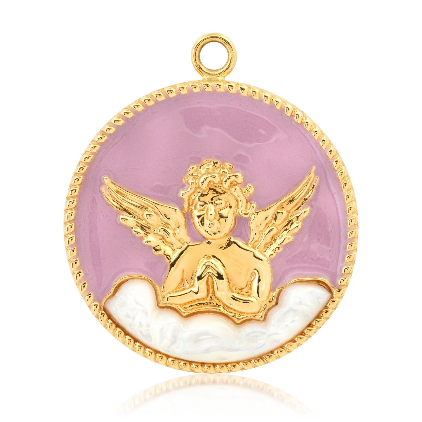 My Blue Angel Charm 18K Gold Blue Sapphire | Colette Jewelry