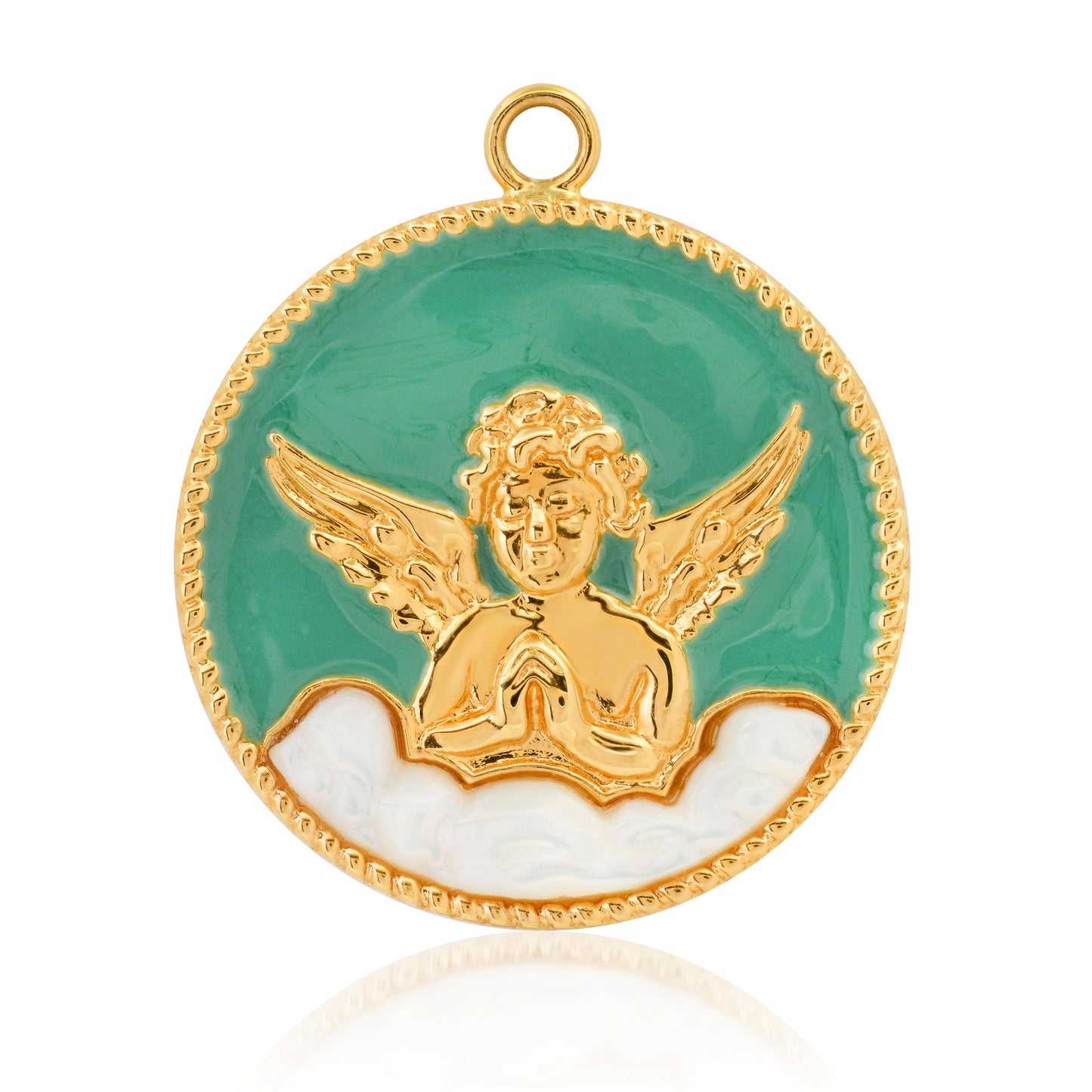 My Blue Angel Charm 18K Gold Blue Sapphire | Colette Jewelry