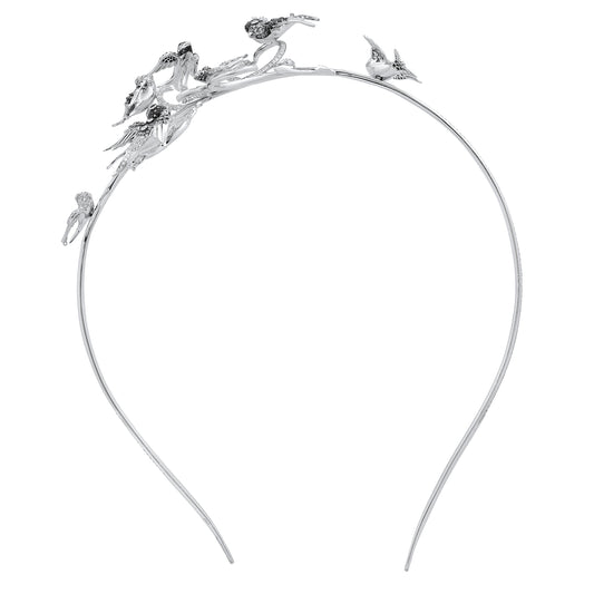 Sultanate Crown 18K Gold Diamond & Gemstone Head Piece — Colette Jewelry