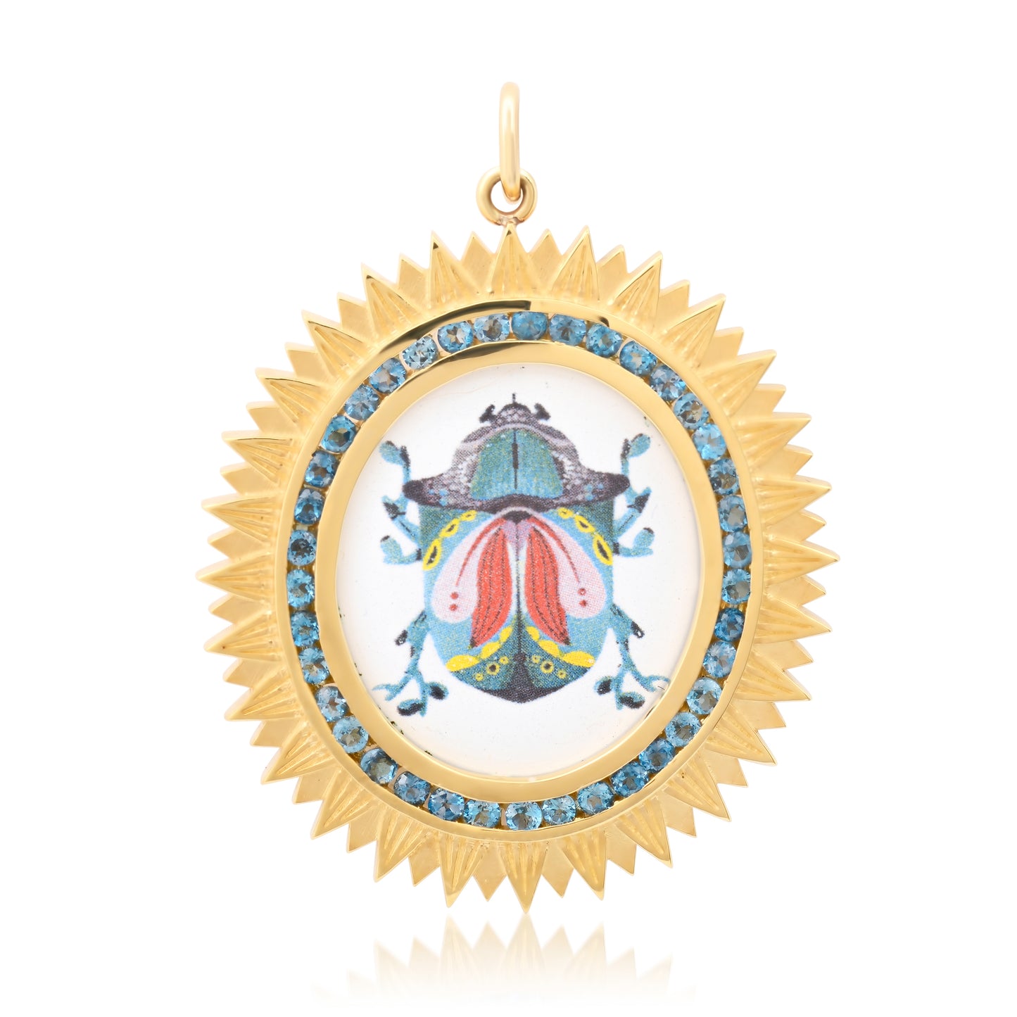 The Beetle Charm 18K Gold Colette Jewelry