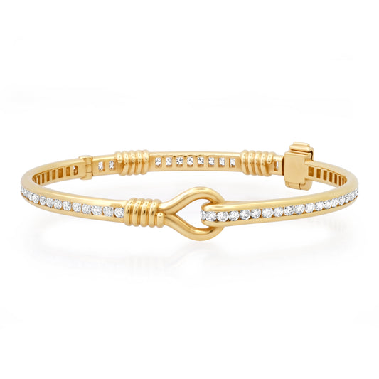Toi et Moi Single Knot Bracelet in 18K Gold | Colette Jewelry