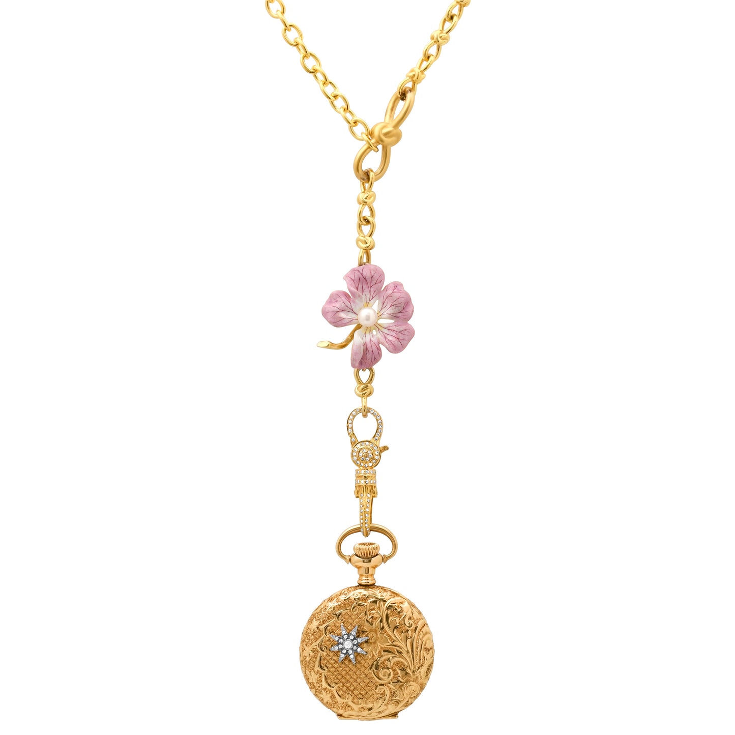 Antique Sweet Pea Watch 18K Gold | Colette Jewelry