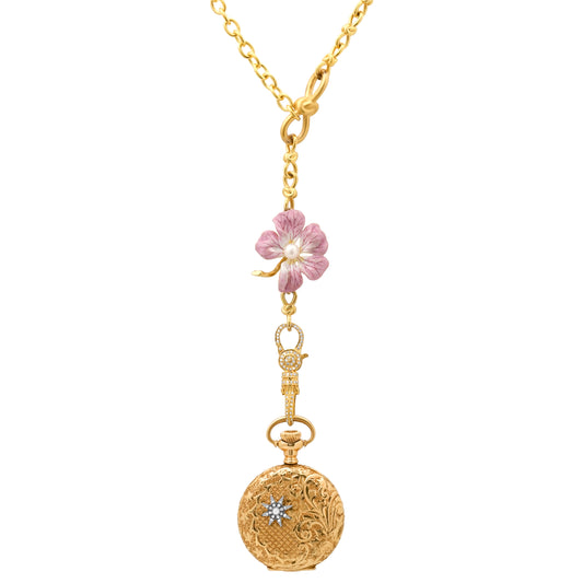 Antique Sweet Pea Watch 18K Gold | Colette Jewelry
