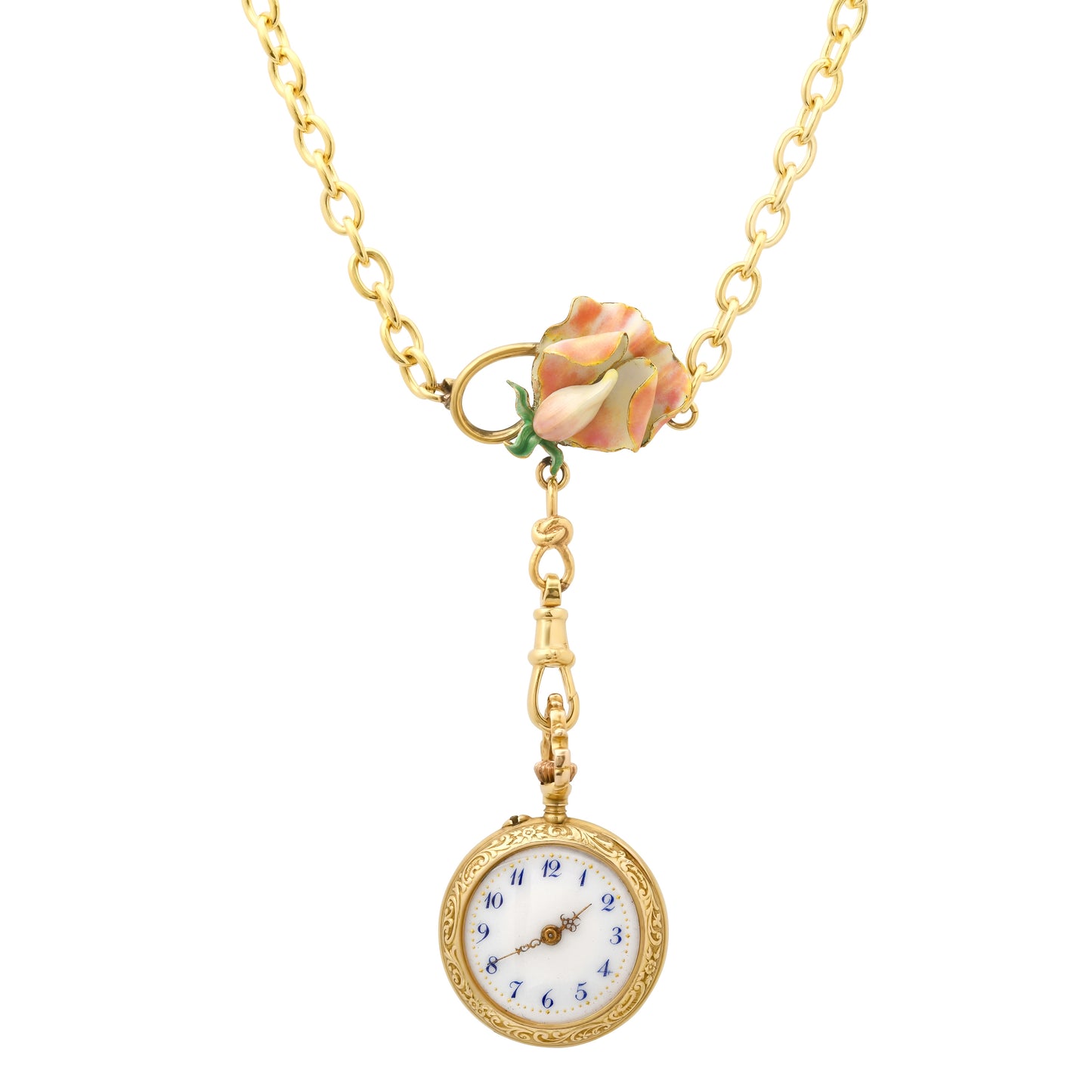 Antique Butterfly Watch | 18K Gold & Diamond | Colette Jewelry