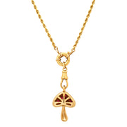 Mushroom Pendant with Pearls in 18K Gold | Colette Jewelry