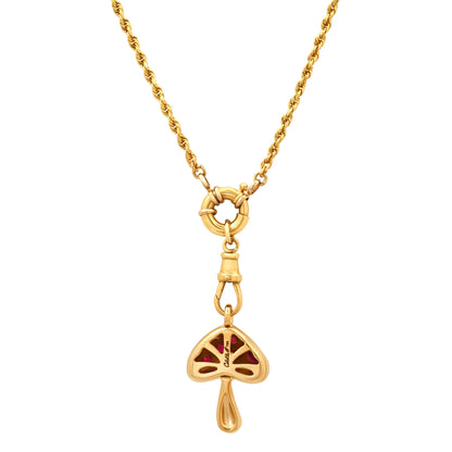 Mushroom Pendant with Chain — Colette Jewelry