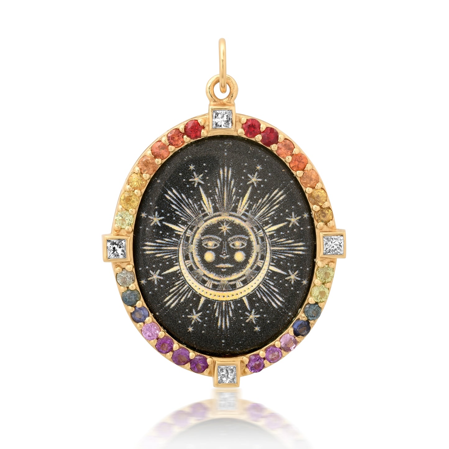 The Sun Big Medal 18K Gold High Jewelry | Colette Jewelry