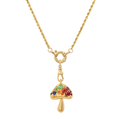 Mushroom Pendant with Chain — Colette Jewelry