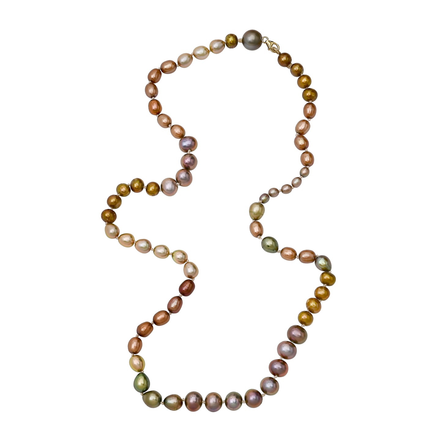 Medium Sea Pearls Necklace — 18K Gold & Freshwater Pearls | Colette Jewelry