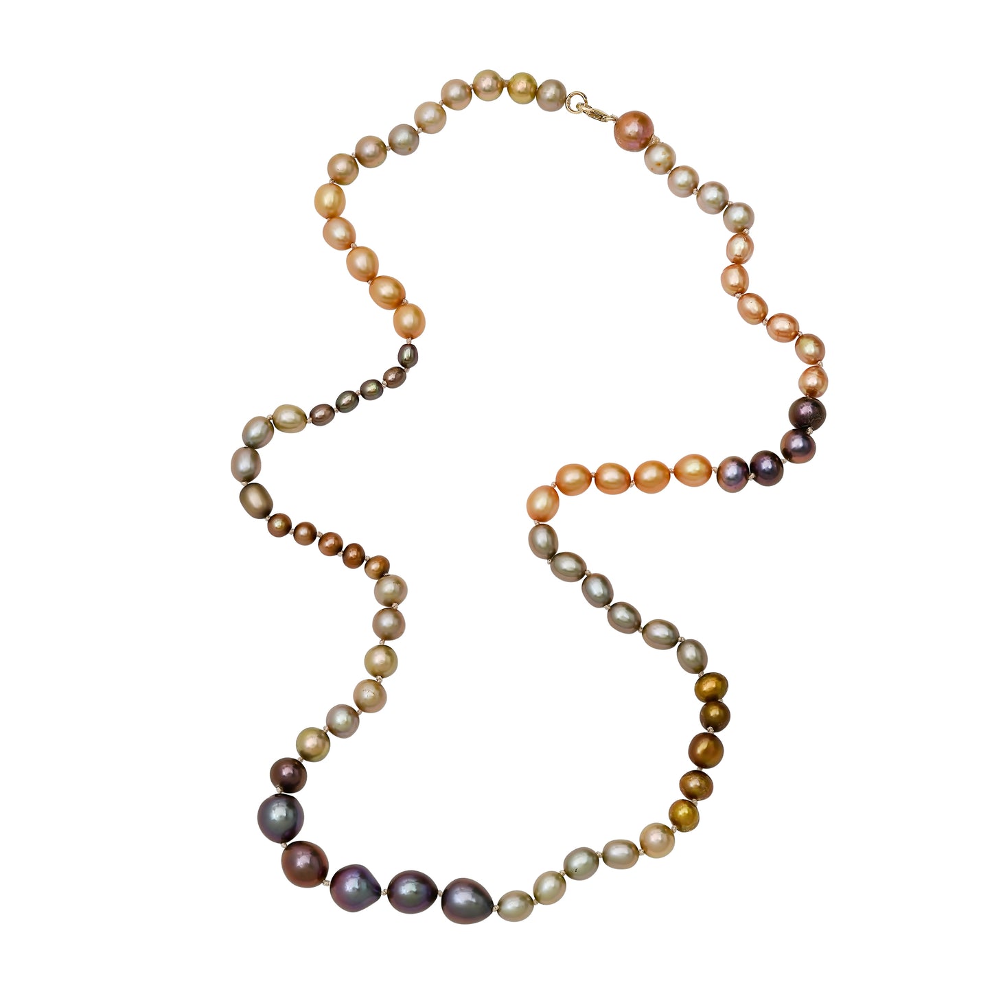 Medium Sea Pearls Necklace — 18K Gold & Freshwater Pearls | Colette Jewelry