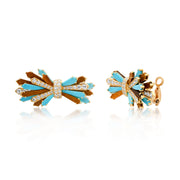 Double Penacho Fan Earrings 3 combinations