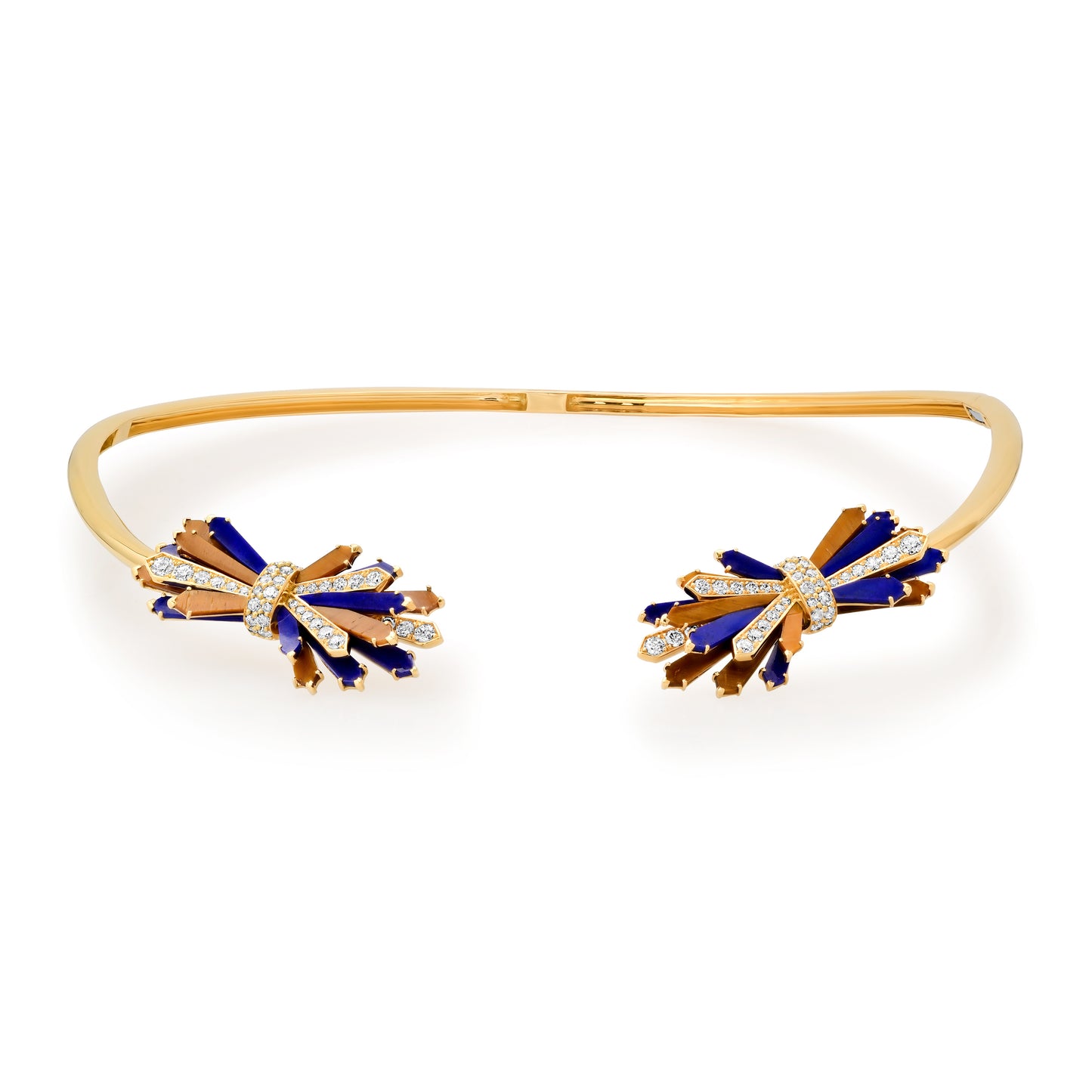 Double Penacho Fan Choker – 3 Combinations | 18K Gold | Colette Jewelry