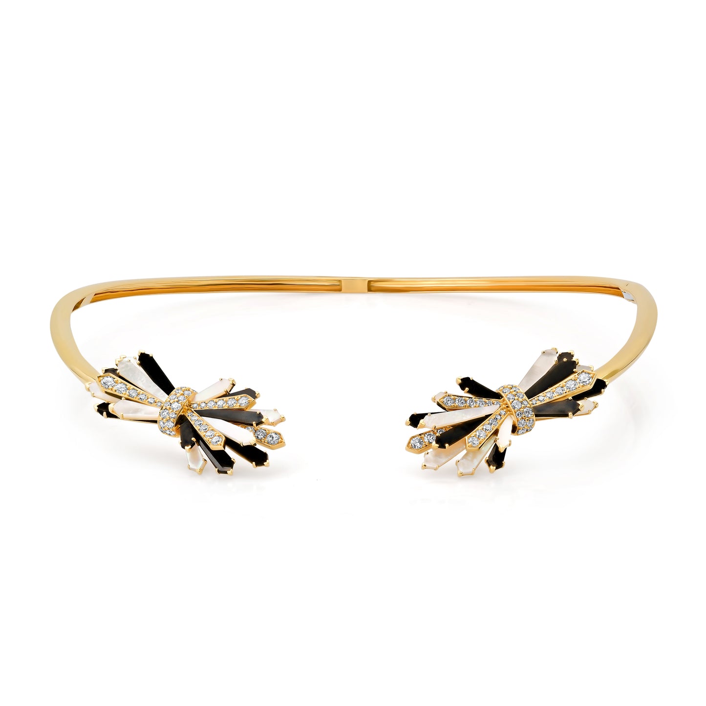 Double Penacho Fan Choker – 3 Combinations | 18K Gold | Colette Jewelry