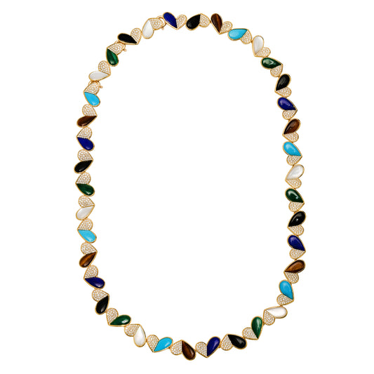 Infinity Heart Necklace in 18K Gold | Colette Jewelry