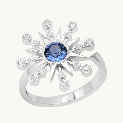 Star Ring with Birthstones — Colette Jewelry