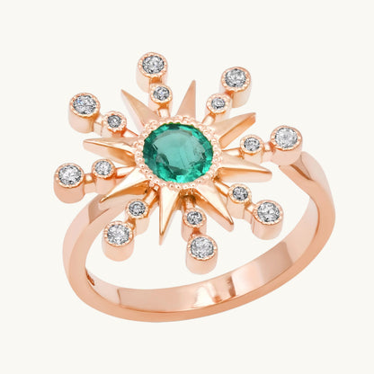 Star Ring with Birthstones — Colette Jewelry