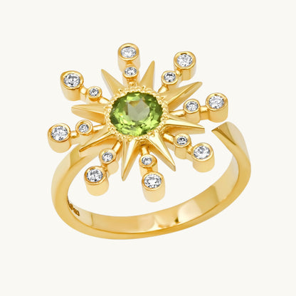 Star Ring with Birthstones — Colette Jewelry