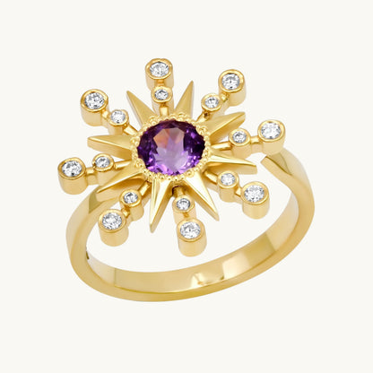 Star Ring with Birthstones — Colette Jewelry