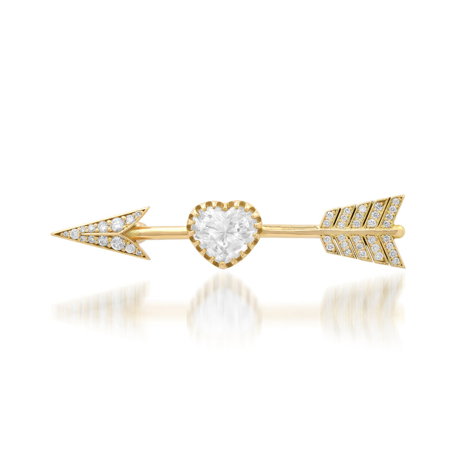 Broche Moonstone Necklace in 18K Gold | Colette Jewelry
