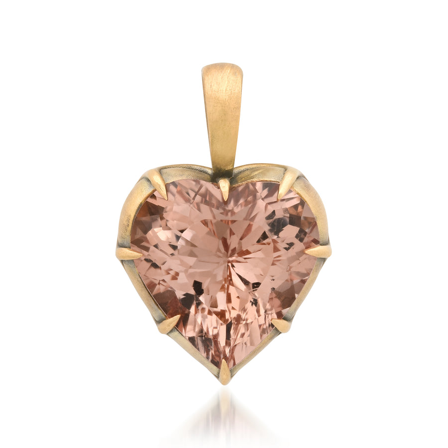 Morganite charm