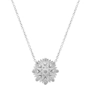 Cosmos Disk Guilloché Pendant