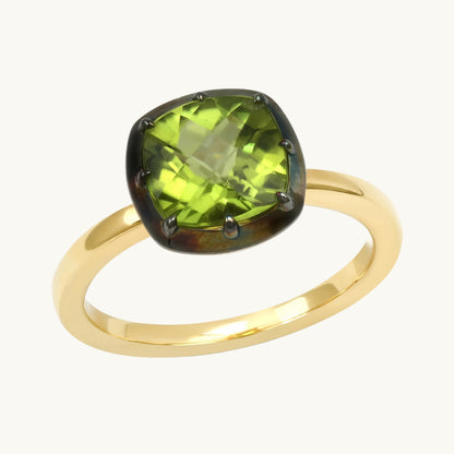 ANIS Peridot Ring in 18K gold — Colette Jewelry