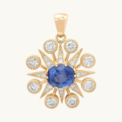 ANIS Pendant in 18K yellow gold with diamond — Colette Jewelry