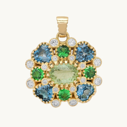 ANIS Lagrimitas Pendant in 18K yellow gold with white diamond — Colette Jewelry
