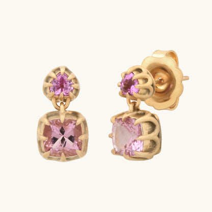 ANIS Gotitas Earrings in 18K yellow gold with sapphire — Colette Jewelry